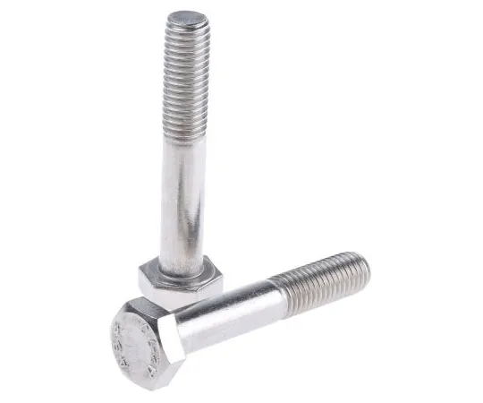 63-7596-35　普通不锈钢六角螺栓，M10 x 60mm　508-1026