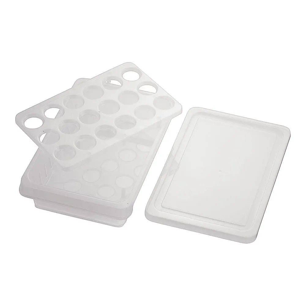 64-4187-81　Polypropylene Egg Batt with Lid (For 18)