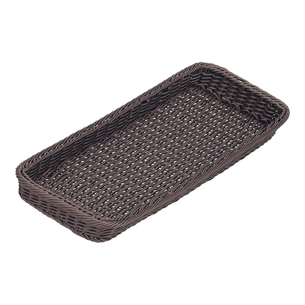 63-5721-43　PP Bakery Basket Thin D Brown 20 Type　WBS9501