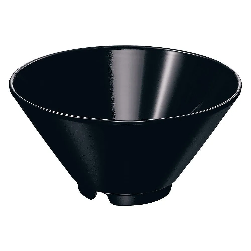 62-6848-69　Melamine Noodle Ball 17 cm Black