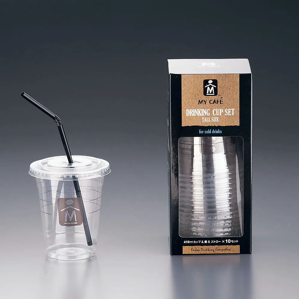 63-1255-98　Drinking Cup Set for Ice Cream (10 Sets)