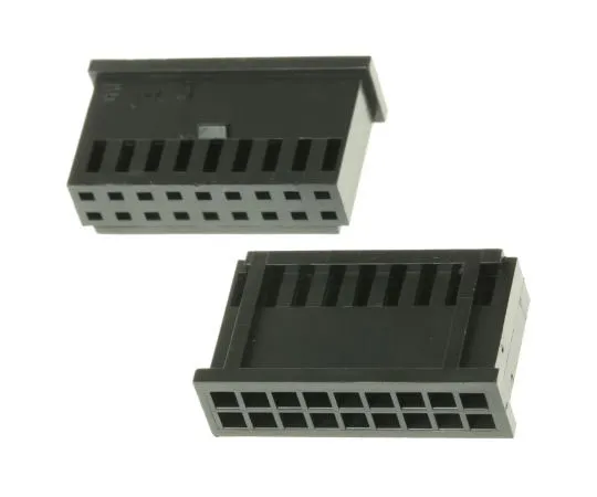 63-7598-10　TE连通性AMPMODU MOD II女性连接器外壳，2.54毫米间距，18路，2列　280513