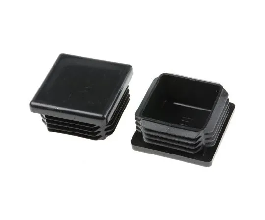 63-7648-33　RS PRO黑色PE方管插头，38mm　629-0158