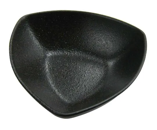 63-7197-46　Tenmoku iron sand triangular deep ball 17.5 cm　8180140