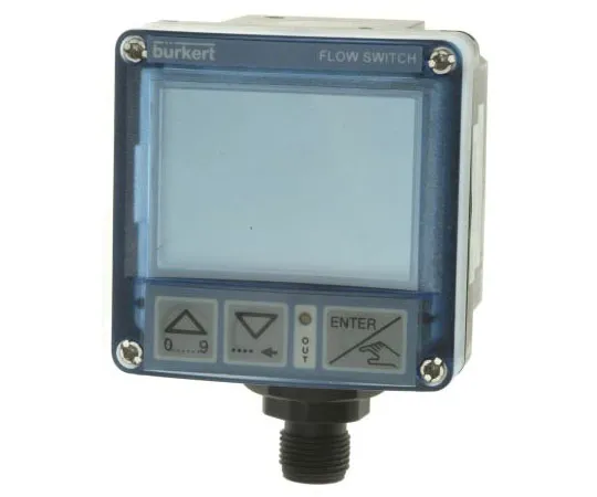 63-7511-60　Burkert,2→1200 L/min流量控制器，旋转5针M12插头，PNP, 12→30 V直流，8位LCD　436473
