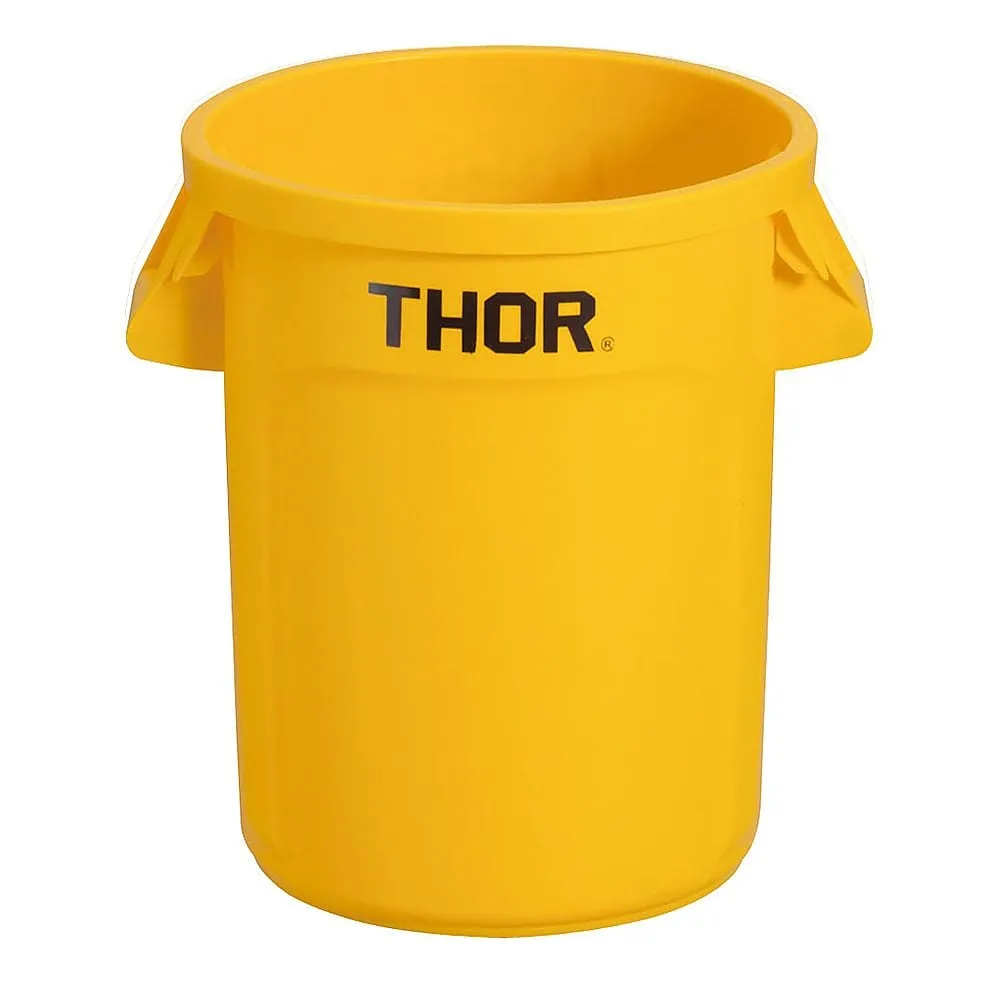 62-6615-26　Trust Round Container 75 L Yellow　1012