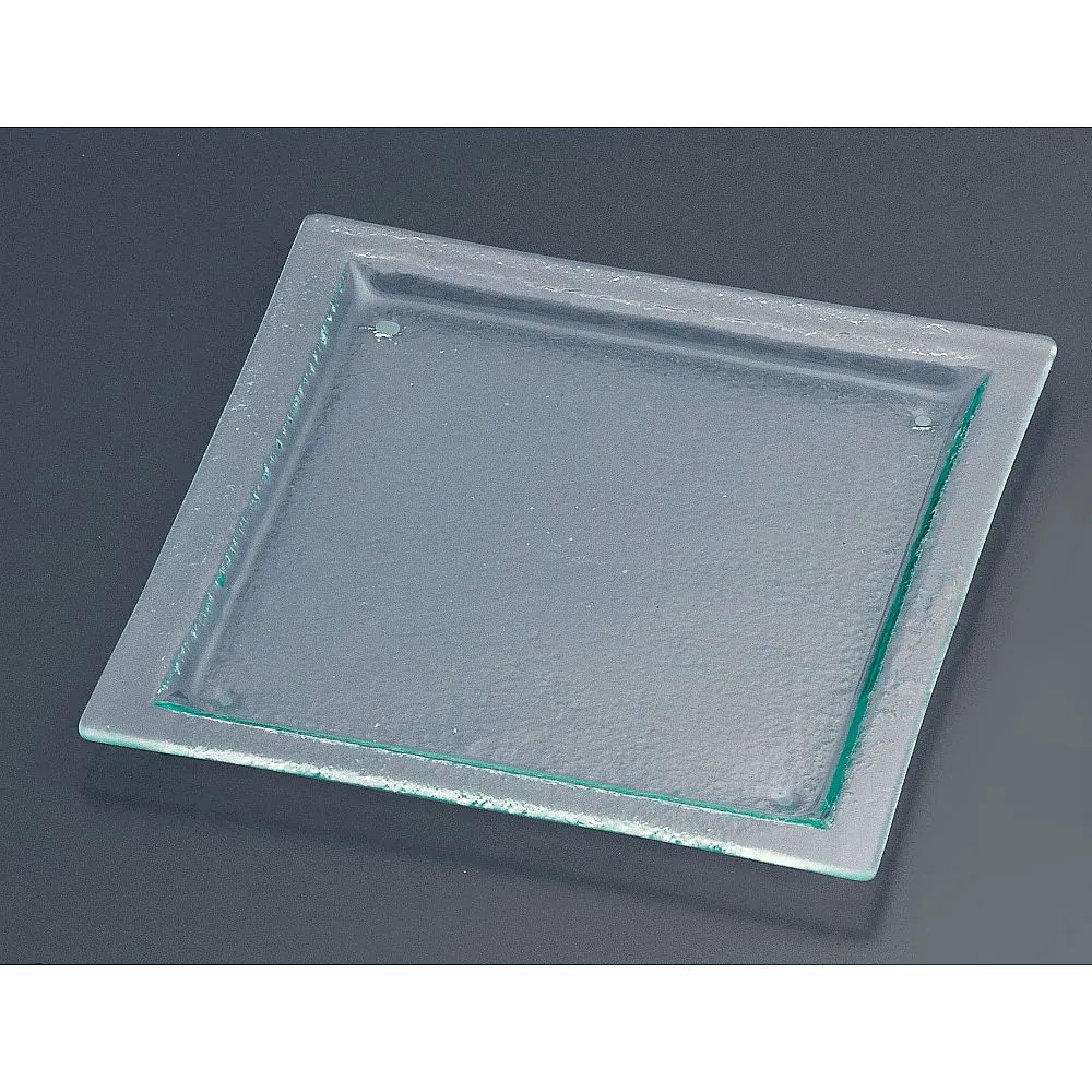 62-6835-57　Tiger Glass Square Plate 280 162-191 01 Clear