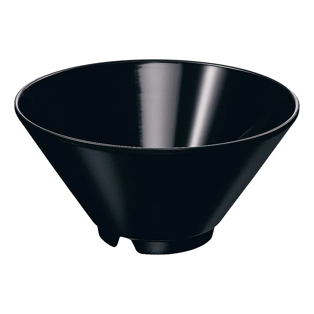 62-6848-72　Melamine Noodle Ball 19 cm Black