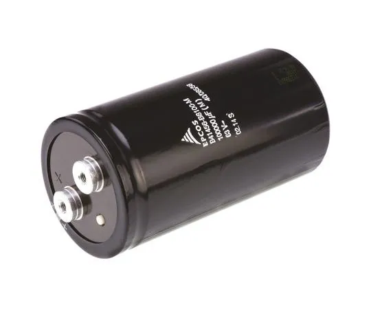 63-7625-32　EPCOS 0.1F63V直流铝电解电容器，底盘安装76.9 (Dia。)x 143.2 mm+85°76.9mm　B41456B8100M000