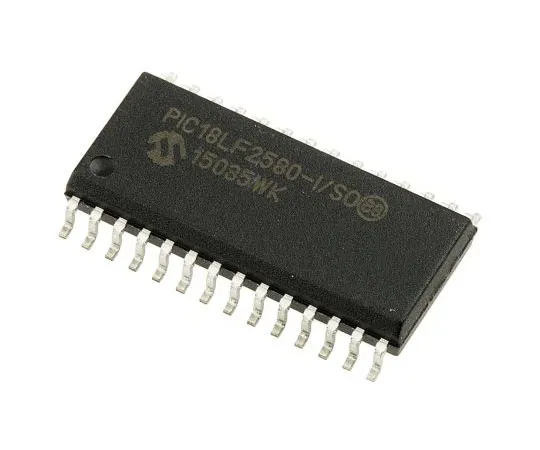 63-7660-58　单片机，8位PIC单片机，40MHz, 32 kB, 256 B闪存，28针SOIC　PIC18LF2580-I/SO