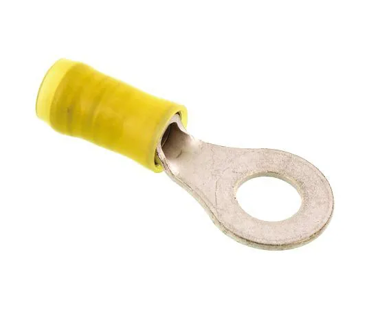 63-7557-51　TE Connectivity PIDG系列绝缘压紧环端子，M6螺柱尺寸，2.6mm2至6.6mm2线材尺寸，黄色　320569