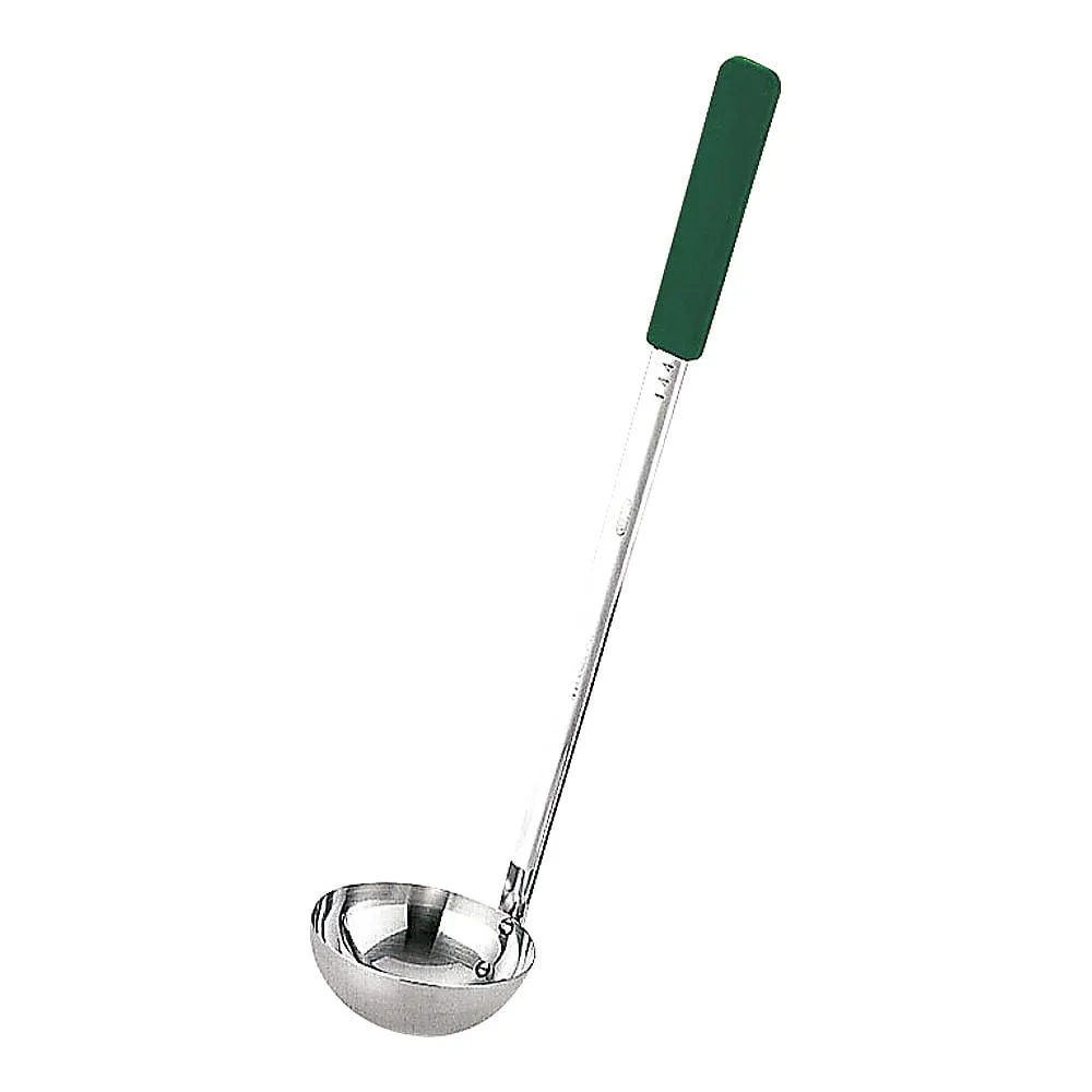65-3872-12　UK18-8 Color Handle Ladle Green 90cc