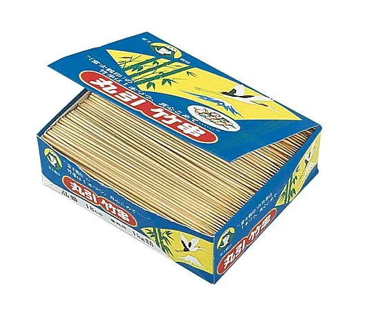 62-6505-64　Bamboo Round Skewer (Box 1 kg) 135 mm