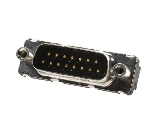 63-7624-46　Amphenol FCI Delta D系列15通孔PCBD-sub连接器插头，2.74毫米间距　D15P24A4GV00LF