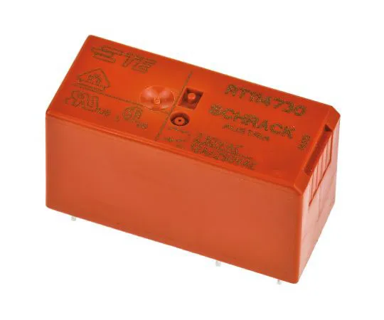 63-7679-03　TEConnectivityRT1SPDT非锁定继电器PCB安装，230V线圈，12A　RT114730