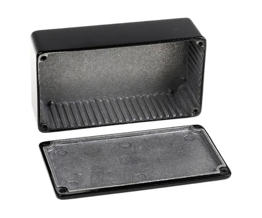 63-7597-26　CAMDENBOSS 5000,压铸铝圈，IP54,屏蔽，120 x 66 x 40mm　RTM5004/14-BLK