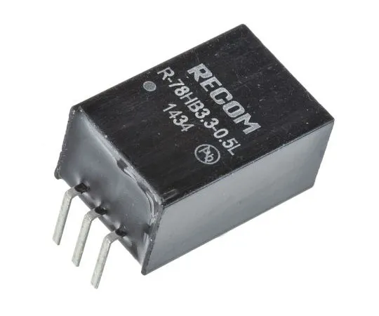 63-7671-68　恢复开关调节器，9→72V直流输入，3.3V直流输出，500mA　R-78HB3.3-0.5L
