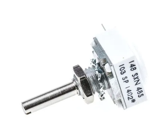 63-7578-39　Vishay 1钢旋转导电塑料电位器，直径3.18毫米。轴，10kΩ，±10%，0.5W,线性　14810A0BHSX10103KA