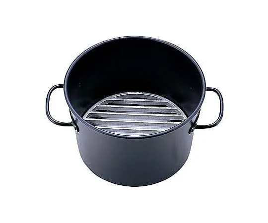 62-6503-97　Iron Jumbo Fire Cooker (With Both Hands) 27 cm
