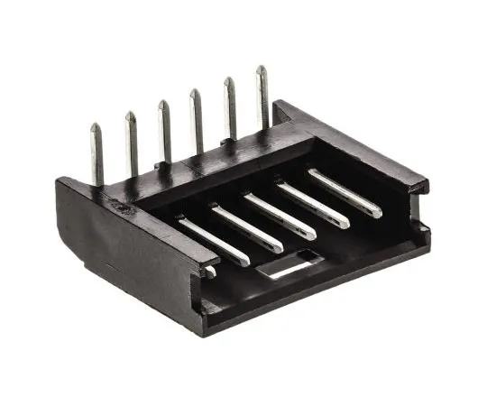 63-7598-32　TE连通性AMPMODU MOD II,6路，1列，直角PCB头　280379-1