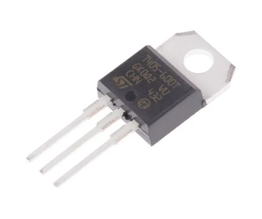 63-7580-30　T405-600T4A,600V, TRIAC,栅极触发器1.3V5mA,3引脚，通孔，TO-220ABSTMicroelectronics　T405-600T