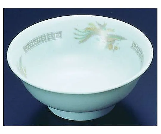 62-6847-36　Pottery "Kaminarimon Phoenix" Takadai Rice Bowl 6.8　K-2