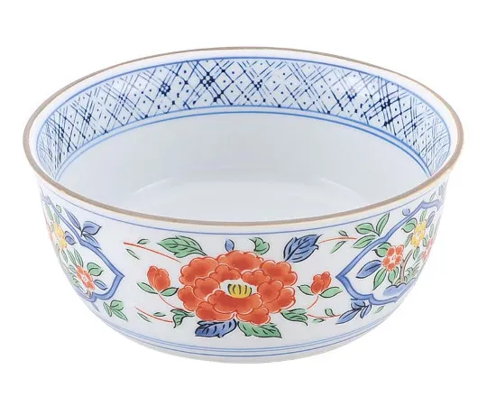 63-7195-90　Japanese tableware collection Hana arakusa sashimi bowl　8180780