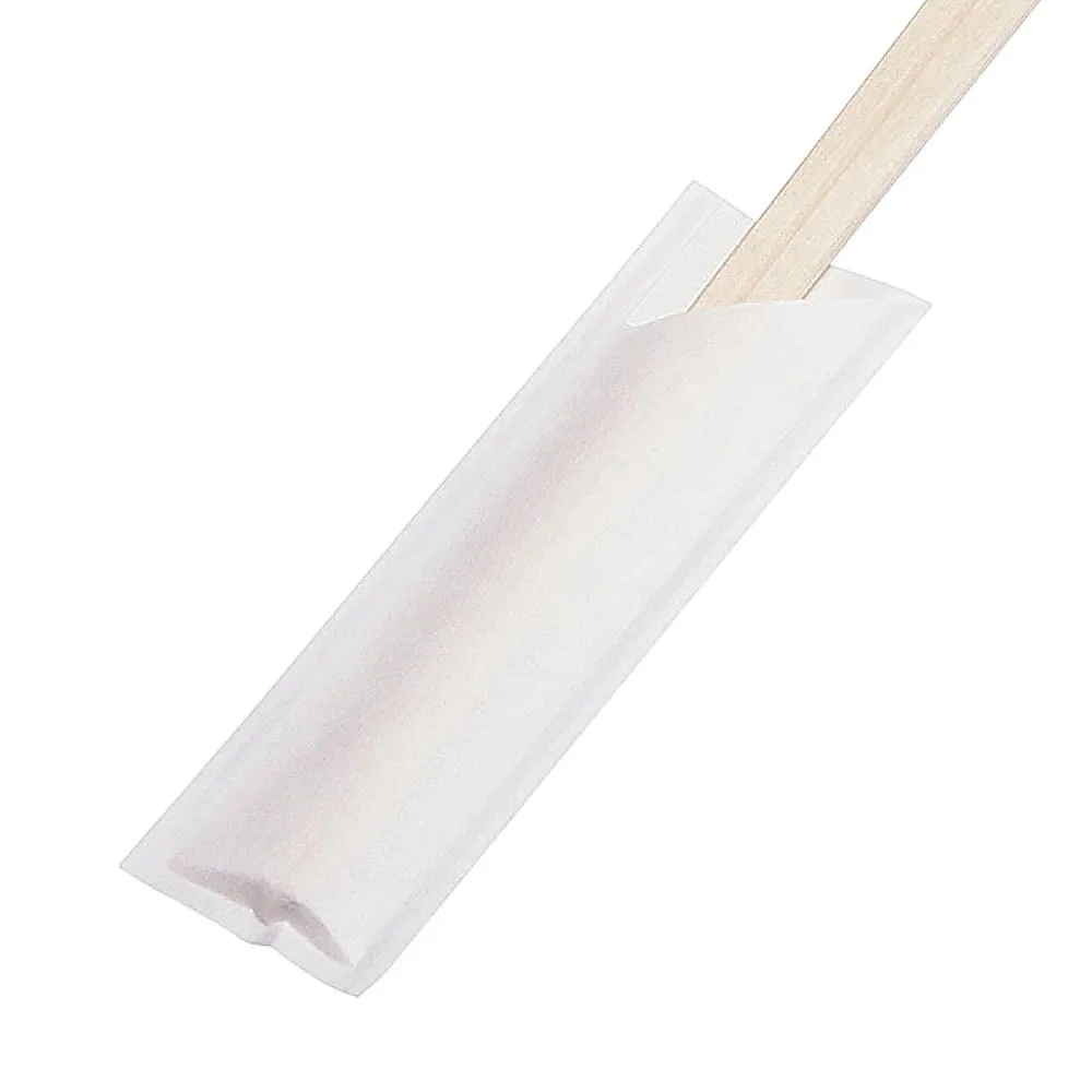 64-9284-87　Chopsticks Bag 'Iroidouraku' (500 Pack Shrink) Plain White　XHB0201