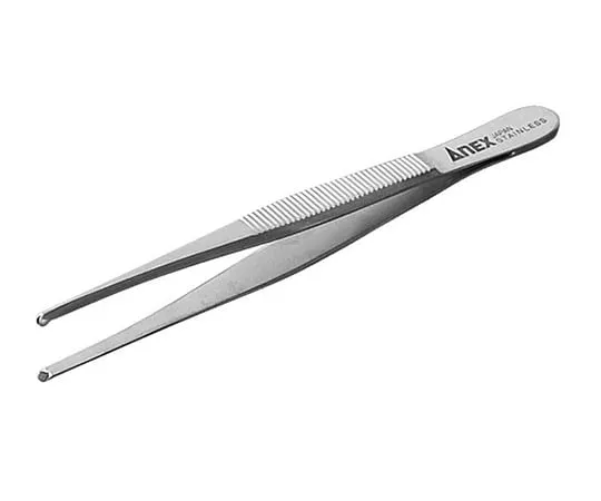 63-2936-34　High Precision Stainless Steel Tweezers Hooked Type 130 mm　No.220