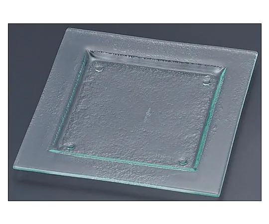 62-6835-59　Tiger Glass Square Plate 240 Clear　162-192-00