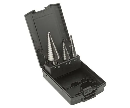 63-7597-43　EXACT 3件HSS步进钻具4mm~30mm　5332