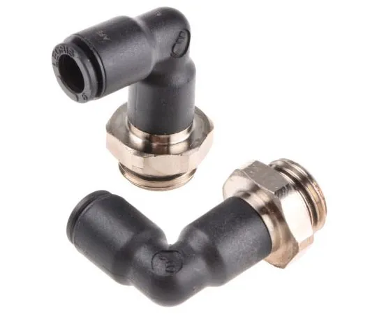 63-7586-15　Legris弯头连接器，G 1/4男，推入6毫米　3169 06 13