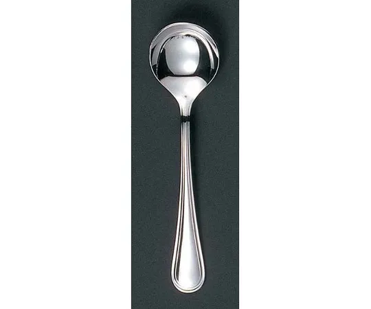 63-7178-54　EBM 18-8 Cecilia (with Silver Plating) Table Soup Spoon　2080410