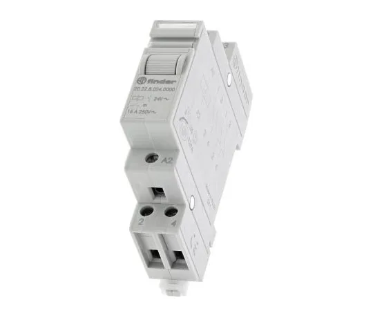 63-7600-47　DPST DIN轨道锁定继电器16 A,24V交流电　20.22.8.024.0000