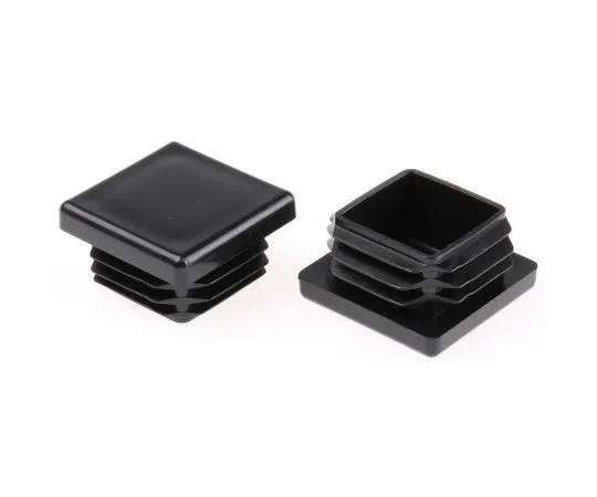 63-7648-31　RS PRO黑色PE方管插头，30mm　629-0136