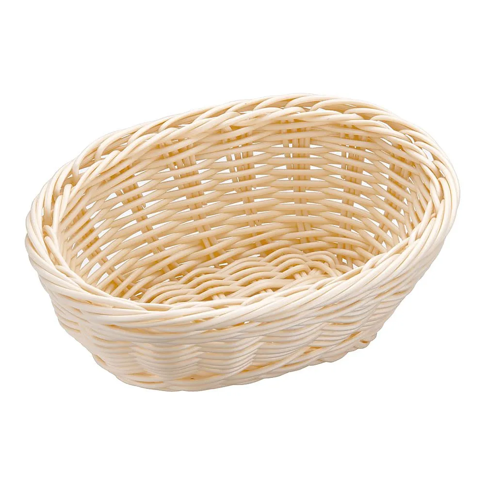 62-6581-87　Resin basket small size white　91-068A