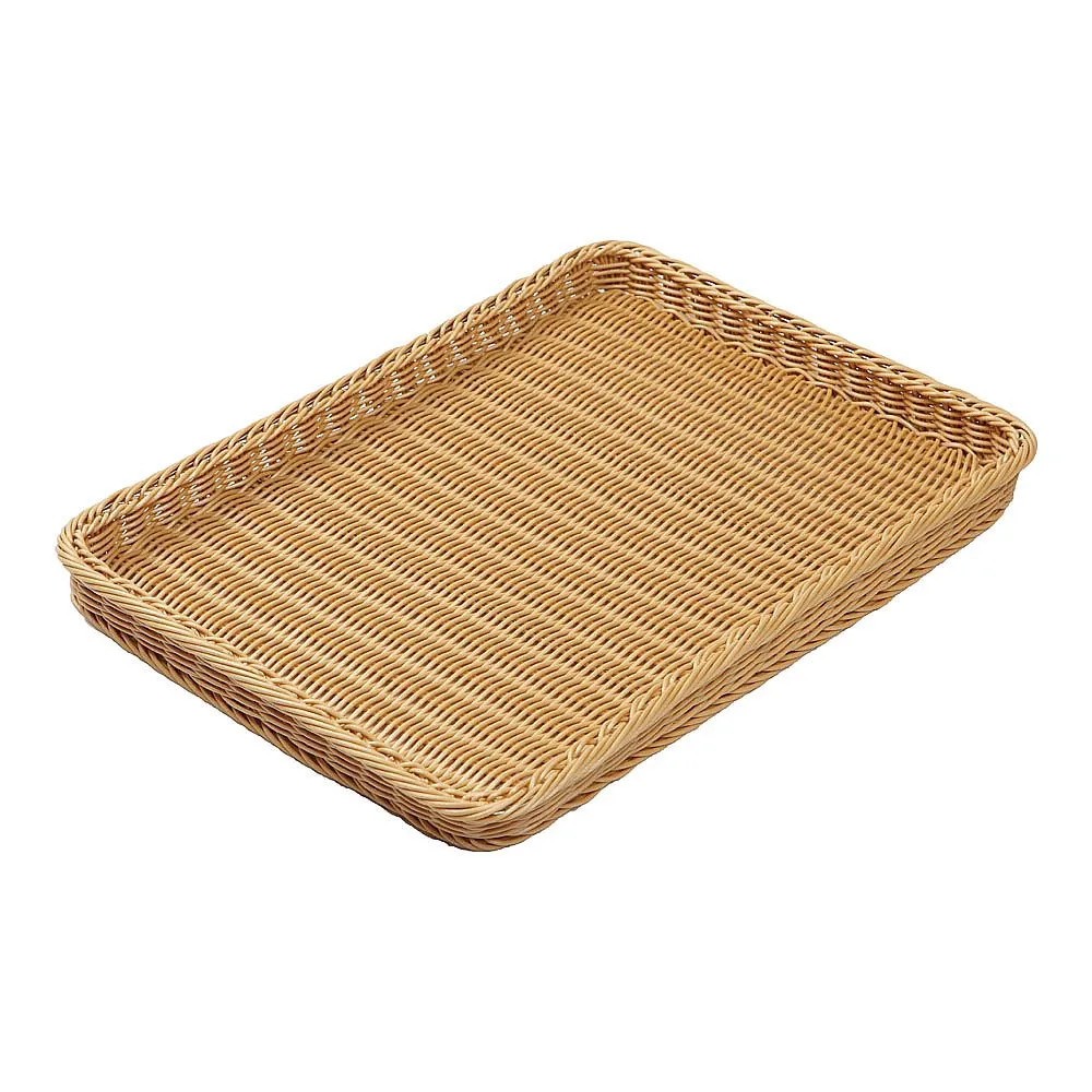 62-6582-30　PP Bakery Basket Thin Type 30 Ivory　BB-4030-IV