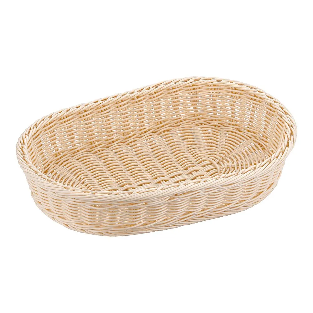 62-6581-57　Resin Basket Small Size 40 cm White　WBS1701