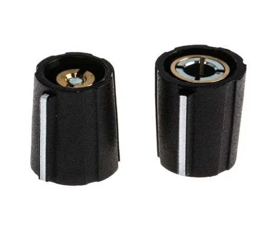 63-7529-12　Sifam电位器旋钮，Collet型，11.5mm旋钮直径，黑色，4毫米轴　SP111 004 BLACK