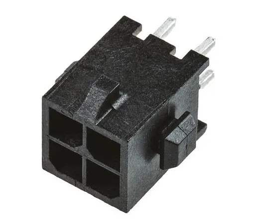 63-7588-89　TE Connectivity MicroMATE-N-LOK,4路，直线式PCB头　3-794630-4