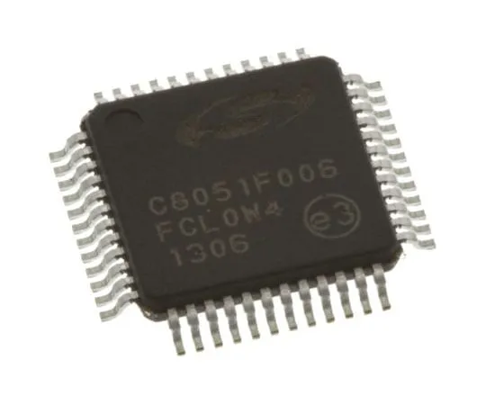 63-7612-07　Silicon Labs,8位8051微控制器，25MHz, 32 kB闪存，48-PinTQFP　C8051F006-GQ