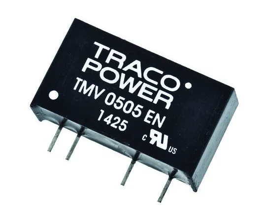 63-7658-45　TRACOPOWER TMV EN 1W隔离DC-DC转换器通过孔，电压在4.5→5.5V直流，电压在5V直流医疗　TMV 0505EN
