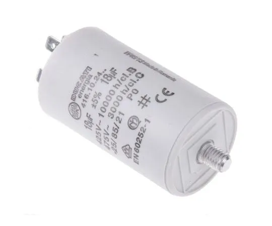 63-7519-79　Ducati Engia 18μF聚丙烯电容器PP450Vac±5%耐受螺母4.16.10系列　4.16.10.24.64
