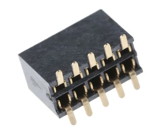63-7684-32　HARWIN 1.27毫米间距10道2线直PCB插座，表面贴装，焊点终止　M50-3100545
