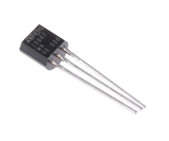 63-7580-32　Z00607MA1BA20.8A,600V, TRIAC,栅极触发器1.3V7mA,3引脚，通孔，TO-92意法半导体　Z00607MA 1BA2