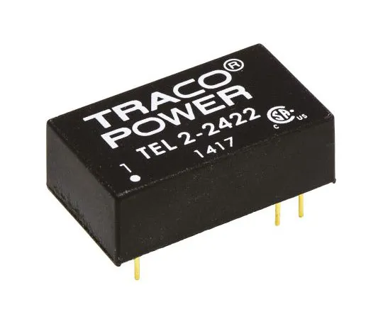 63-7599-86　TRACOPOWER TEL 2 2W隔离DC-DC转换器通过孔，电压在18→36 V直流，电压输出±12V直流　TEL 2-2422