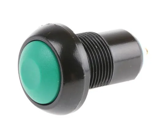 63-7590-40　APEM单杆单掷 (SPST) 锁定按钮开关，IP67, 12.9 (Dia。) mm,面板安装，24V直流　IPR1SAD3