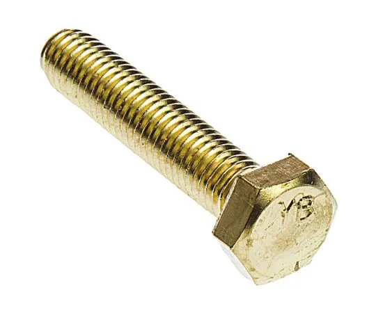63-7575-68　普通黄铜八角M8×40mm螺丝组合　483-2441
