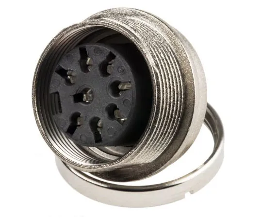 63-7634-82　Amphenol C 091 A系列面板安装连接器，8触点插座　T3507 100 RS