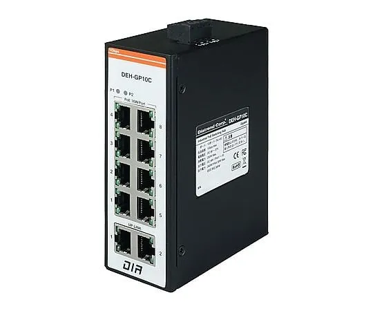 67-9307-20　<  PoE Enabled  >  Industrial Ethernet Switching Hub Gigabit Type 10 Port DEH-GP10C　DEH-GP10C